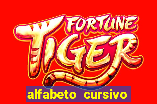 alfabeto cursivo pontilhado para imprimir pdf